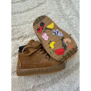 Fisher Price Leather Baby Farm Animals Shoes